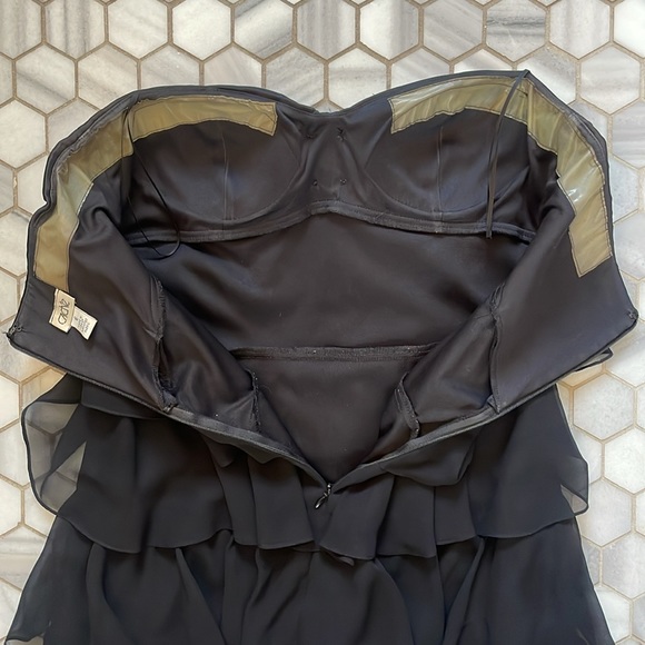 Little Black Strapless Dress - Picture 3 of 5